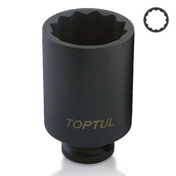 Головка торцева ударна довга 1/2" 32мм 12-гр. KABJ1632 фото